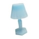 thumbnail image 4 of Lámpara de mesa pequeña con luz LED decorativa de noche, moderna y pequeña, para comedor. Azul, 4 of 9