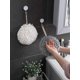 thumbnail image 5 of Xiao Hua 2 toallas de mano de chenilla suave y absorbente, con forma de bola decorativa para colgar, toalla de secado grueso para el hogar, la cocina y el baño (gris), 5 of 5