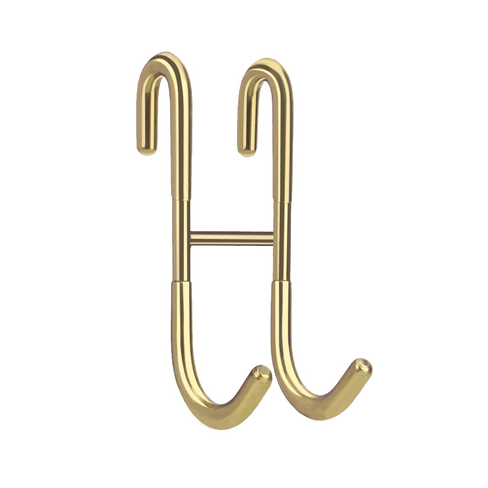 1Pack Shower Door Hooks, Extended Double Sided Towel Hooks Over Door Hooks for Bathroom