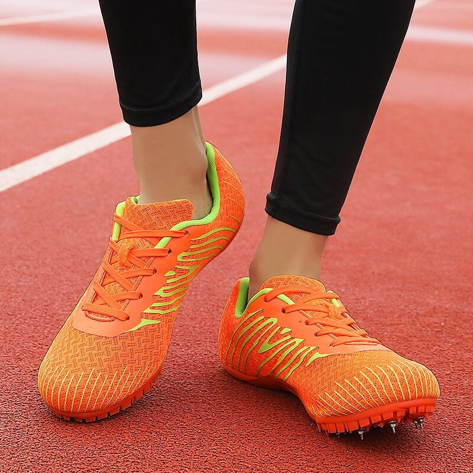 New Track and Field Shoes for Men Women Kids Boys Girls 8 Spikes Running Racing Shoes Professional Sprint Sport Sneakers