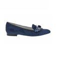 thumbnail image 4 of Bellini Womens Fabulous II Faux Suede Embellished Loafers, 4 of 6