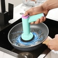 thumbnail image 5 of Wireless Electric Cleaning Brush, Multifunctional Handheld Cleaner, USB Rechargeable, 4 Replaceable Brush Heads, Bathroom, Kitchen, Floor, Tile Cleaning, Joint-Saving Tool, 5 of 6
