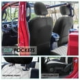 thumbnail image 4 of For 2020-2024 Jeep Gladiator FH Group Neoprene Waterproof Custom Fit Car Seat Covers - Front Set Gray, 4 of 5