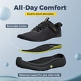 thumbnail image 3 of FitVille Men's Slip-resistant Wide Fit Walking Shoes With Arch Support Outsole All Day Long Comfort Thick-Sole Shoes, 3 of 6