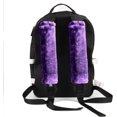 thumbnail image 4 of Almohadilla suave para el hombro del cinturón de seguridad para una conducción más cómoda, compatible con adultos, jóvenes y niños, correas para mochila, 2 paquetes, color morado, 4 of 5