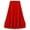 Red, variant on YONGHS Girls Kids Chiffon A-Line Flared Maxi Skirts Elastic High Waist Pleated Skater Long Skirts Blue 14