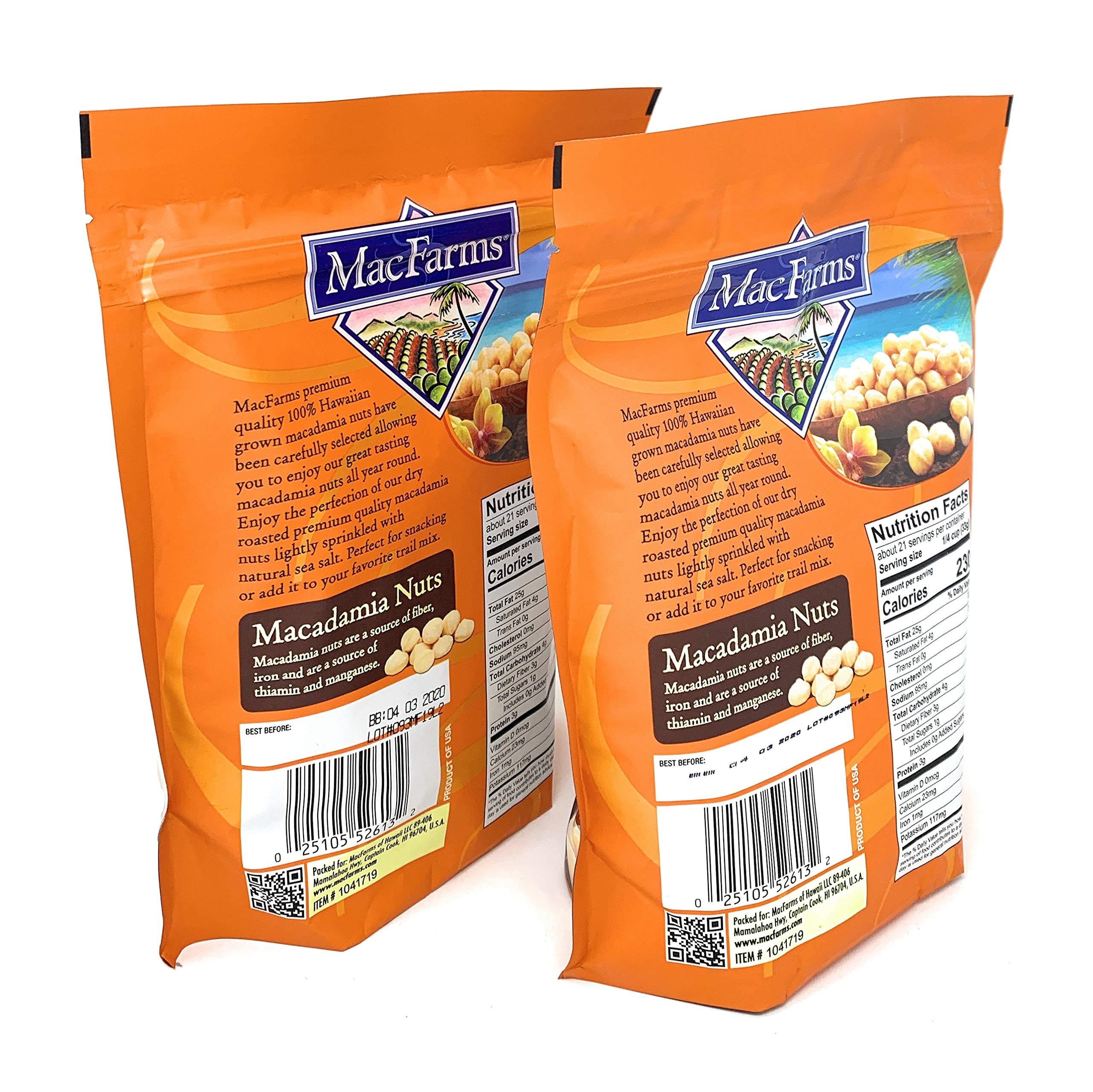 MacFarms of Hawaii Macadamia Nuts (Dry Roasted with Sea Salt, 2 Pack (24 oz Each)) NEW