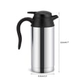 thumbnail image 2 of Car Electric Kettle,12V 750ml Stainless Steel Electric Kettle,Car Heating Cup Coffee Mug Travel Mug,Water Milk Heating Kettle for Camping, 2 of 9