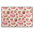 thumbnail image 2 of Strawberry Cakes Area Floor Mats Non-Slip Rugs Soft Doormat 31 x 20 inch Carpet for Living Dining Room Bedroom Decorative, 2 of 7