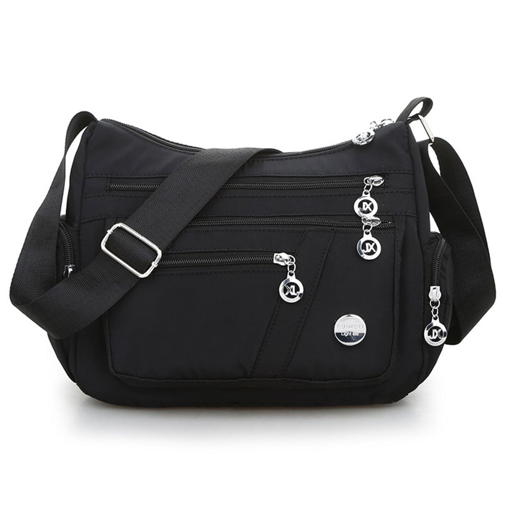 GIUGT Women Single Shoulder Bag Waterproof Nylon Crossbody Bags Multi ...