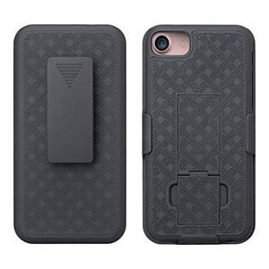 Mobile Phone Holster - Apple iPhone 7 Shell Holster Combo Case with Kick-Stand & Belt Clip