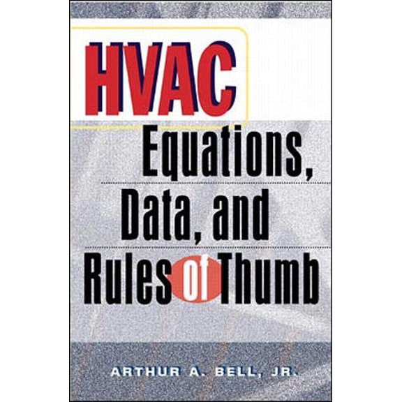 Pre-Owned HVAC Equations, Data and Rules of Thumb (Paperback) 0071361294 9780071361293
