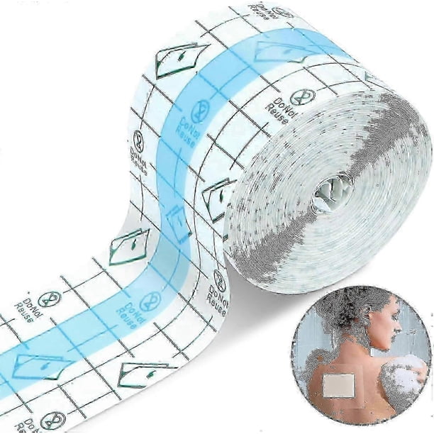 Waterproof Transparent Adhesive Film Dressing 10m Roll, Clear Shower Protector Bandage Tape for Wound Care Swimming & Bathing