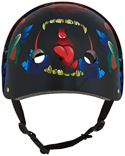 Punisher Skateboards Jinx 11-Vent Skateboard Helmet Black Youth Size Medium 