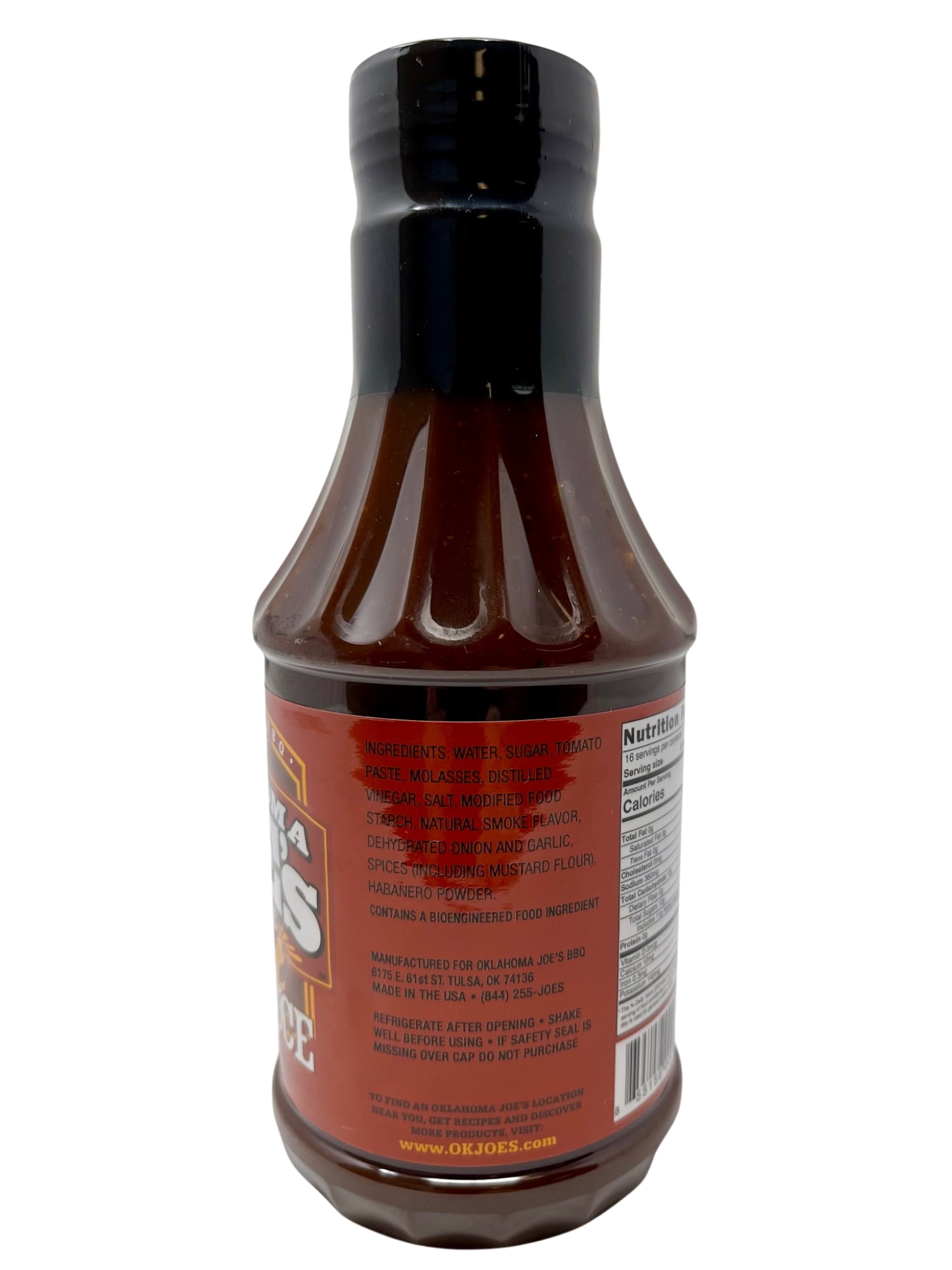 (3 pack) Oklahoma Joe's Hot BBQ Sauce, 20 oz