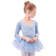 thumbnail image 5 of Agkizg Long Sleeve Leotards for Girls Gymnastics Kids Toddler Tumbling Outfits, Sizes 2-13 Years, 5 of 5