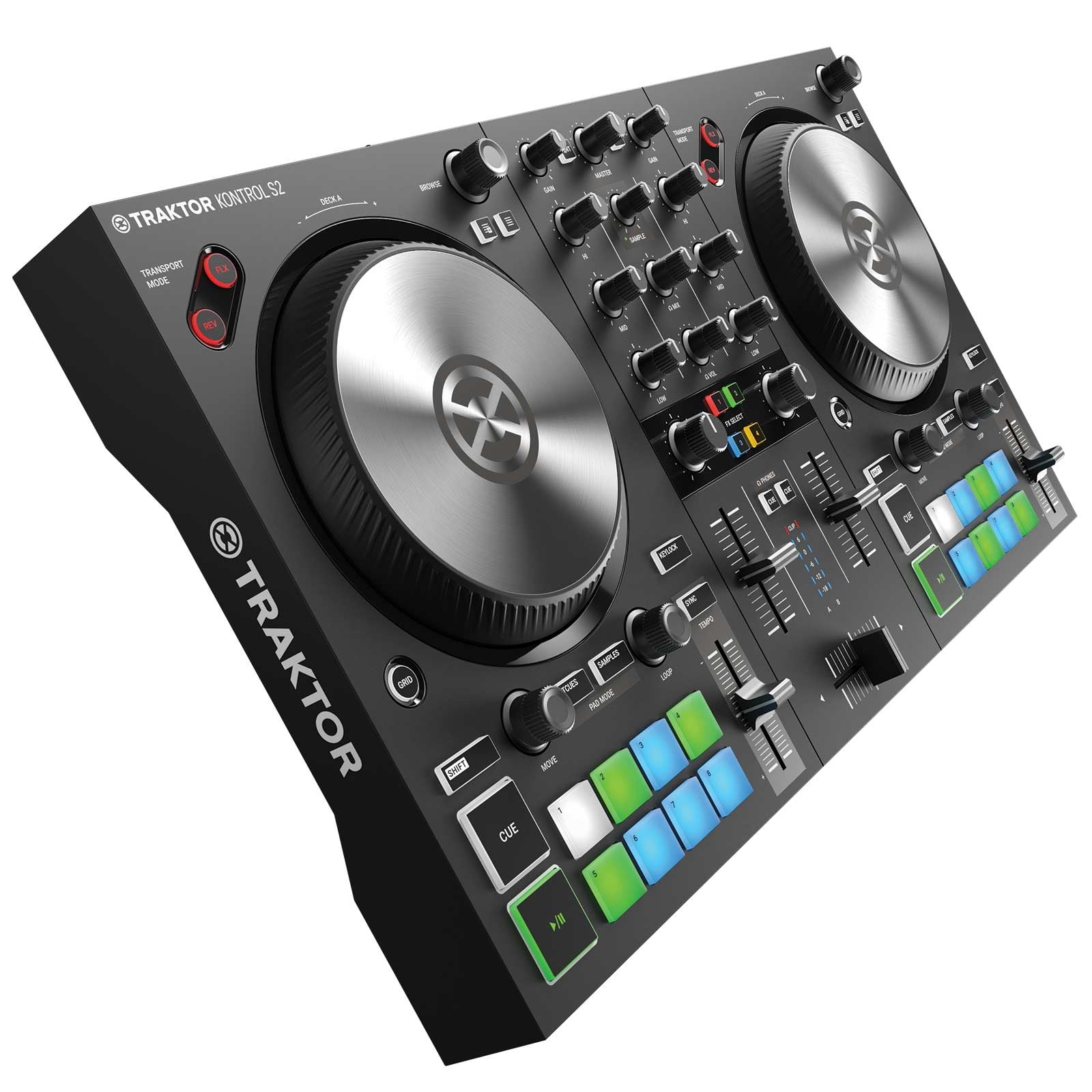 Native Instruments Traktor Kontrol S2 Mk3 DJ System with Case