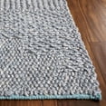 thumbnail image 4 of SAFAVIEH Natural Fiber Heathe Geometric Area Rug, Grey/Blue, 8' x 10', 4 of 11