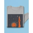thumbnail image 3 of 12 April Cosmonautics Day Sweatshirt Men -Image by Shutterstock, Male Large, 3 of 4