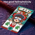 thumbnail image 4 of 1 Set Mahjong Playing Card with Dice Chinese Traditional Opera Print Waterproof Portable Mini Paper Mah Jongg Poker Card Travel Family Card Game, 4 of 7