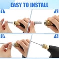 thumbnail image 6 of 4 Pack High Pressure Washer Nozzle Kit, Washing Machine & Water Heater Flush Cleaning Kit, High Pressure Washer Extension Rod Nozzle, Universal Cleaning Tool Set, 6 of 9