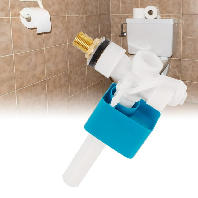 Pro Side Entry Toilet Fill Valve Side Mount Fill Valve Inlet Valve UK 1/2 Inch for Cistern Brass Shank