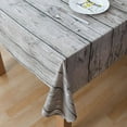 thumbnail image 1 of Retro Wood Grain Square Shape Tablecloth Cotton Linen square tablecloth Fabric Home Dining Room Table Cloth Cover, 1 of 7