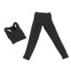 thumbnail image 4 of 1/12 Chaleco Y Pantalones para Mujer, Disfraz de Ropa de Muñeca en Miniatura Hecho a Mano para Figuras de Acción de 6 Pulgadas, Accesorios de Vestir M Negro CUTICAT Figura chaleco, 4 of 8