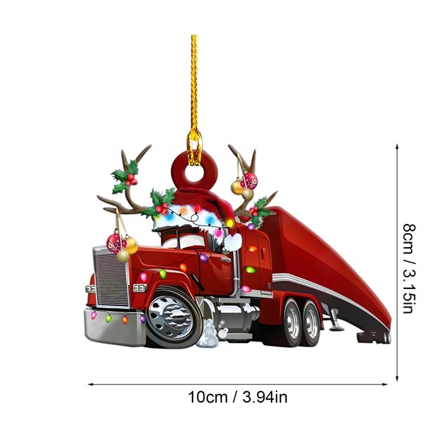 Gibobby Producto de regalo Decoración colgante personalizada 2023 Adornos navideños Decoración familiar y colgantes(E)