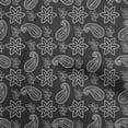 thumbnail image 1 of oneOone Polyester Spandex Black Fabric Floral Sewing Fabric By The Yard Printed Diy Clothing Sewing Supplies 56 Inch Wide, 1 of 4