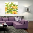 thumbnail image 5 of Epic Art 'Watercolor Hibiscus II' by Tim O'Toole, Acrylic Glass Wall Art, 36"x36", 5 of 6