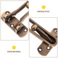 thumbnail image 2 of FRCOLOR Interior Door Lock Security Front Door Lock Door Reinforcement Latch for Swing-in Doors, 2 of 8