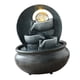 thumbnail image 5 of Fuente de cascada para interiores, fuente de mesa de piedra artificial, fuente de agua decorativa Estilo A, 5 of 9