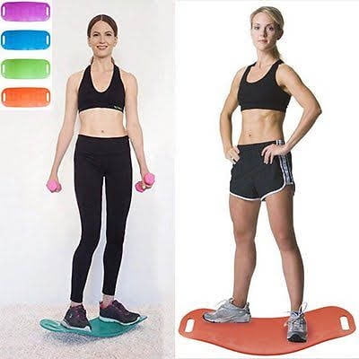 Full Body Workout Balance Board for Simply Fit | Twisting Athletics Fitness Board & Exercise Trainer To Tone Muscles, Core, Abs, Arms, Legs by Blue, Green,Purple,Orange