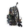 thumbnail image 4 of FORMRS Kids School Backpack with Front Zippered Pocket 12" Student Travel Daypack, Square Harmony, 4 of 6
