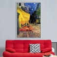 thumbnail image 4 of Famous Art, Starry Sky Landscape Art Canvas, Home Decor Poster, Cafe Terrace Night, Reproduction Art Canvas, Cafe Landscape Printed, Canvas Wall Decor - Rolled Canvas, 4 of 6