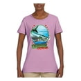 thumbnail image 2 of Tarpon Extreme Womens Graphic T-Shirt, Light Pink, X-Large, 2 of 3