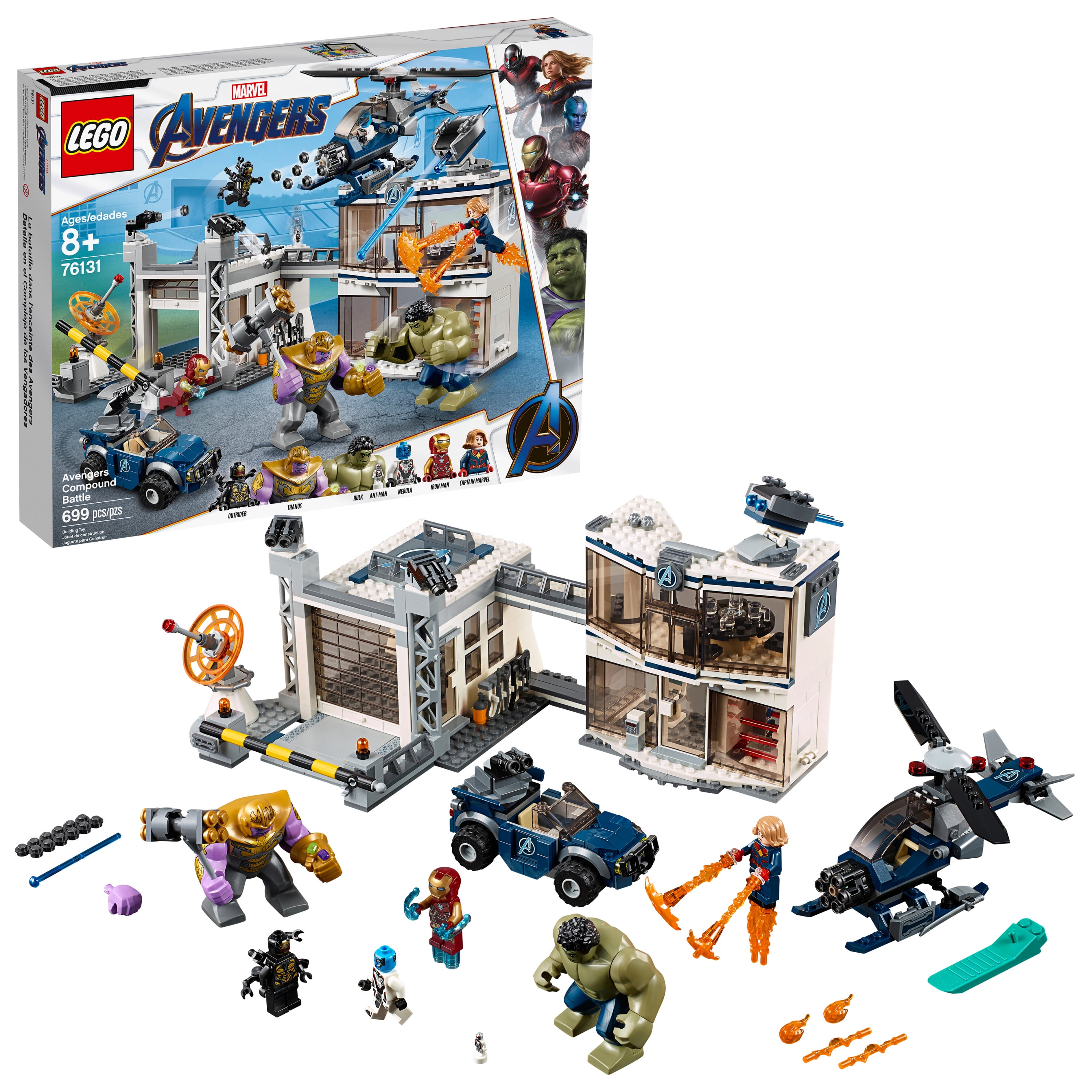 76131 LEGO Marvel avengers Compound BATAILLE 699 pièces 