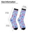 thumbnail image 2 of Uemuo Strawberry And Flowers Printed Kids Boys Socks Seamless Crew Socks Crazy Funny Athletic Sport Socks for Children, 2 of 6