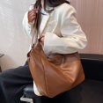 thumbnail image 4 of Sac Hobo Chic pour Femmes Grande Capacité Sangle Ajustable Sac Polyvalent (Blanc), 4 of 6
