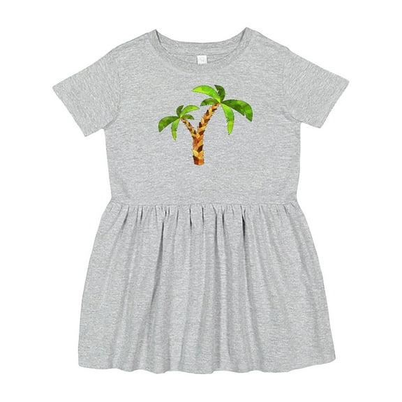 Inktastic Palm Trees Girls Toddler Dress