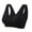 Black, variant on LYEAA Maternity Bras for Pregnancy Wireless Nursing Bras Breastfeeding Solid Breathable Cotton Bras Comfort Women's Sleep Bras Black L