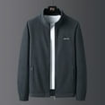 thumbnail image 2 of Men's Winter Fleece Shearling Jacket-Thick Polar Fleece Jacket, 2 of 9