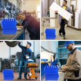 thumbnail image 4 of QUMIIRITY 4Set Storage Box Plastic Blue For Household Garage With Removable Partition 10.81X8.84X5.50In, 4 of 5