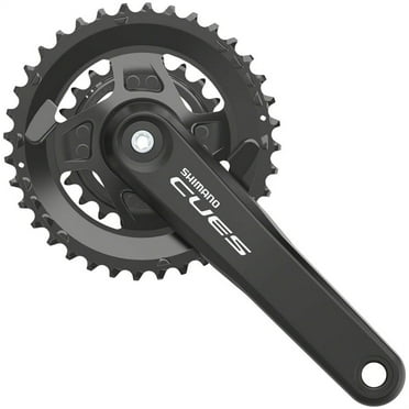 Shimano CUES FC-U4010-2B Crankset - 175mm, 9/10/11-Speed, 36/22t, Riveted, Hollowtech II Spindle Interface, CL 3mm