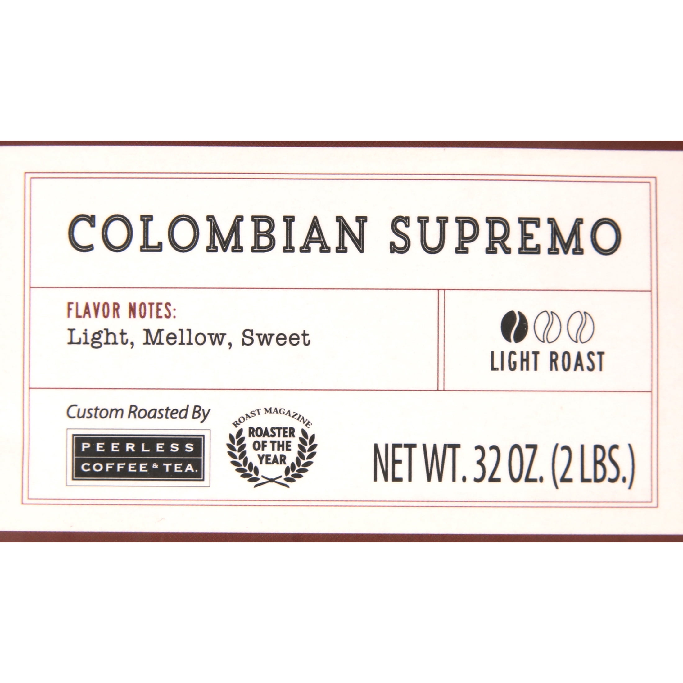 Landmark Coffee Colombian Supremo Whole Beans, 32 oz