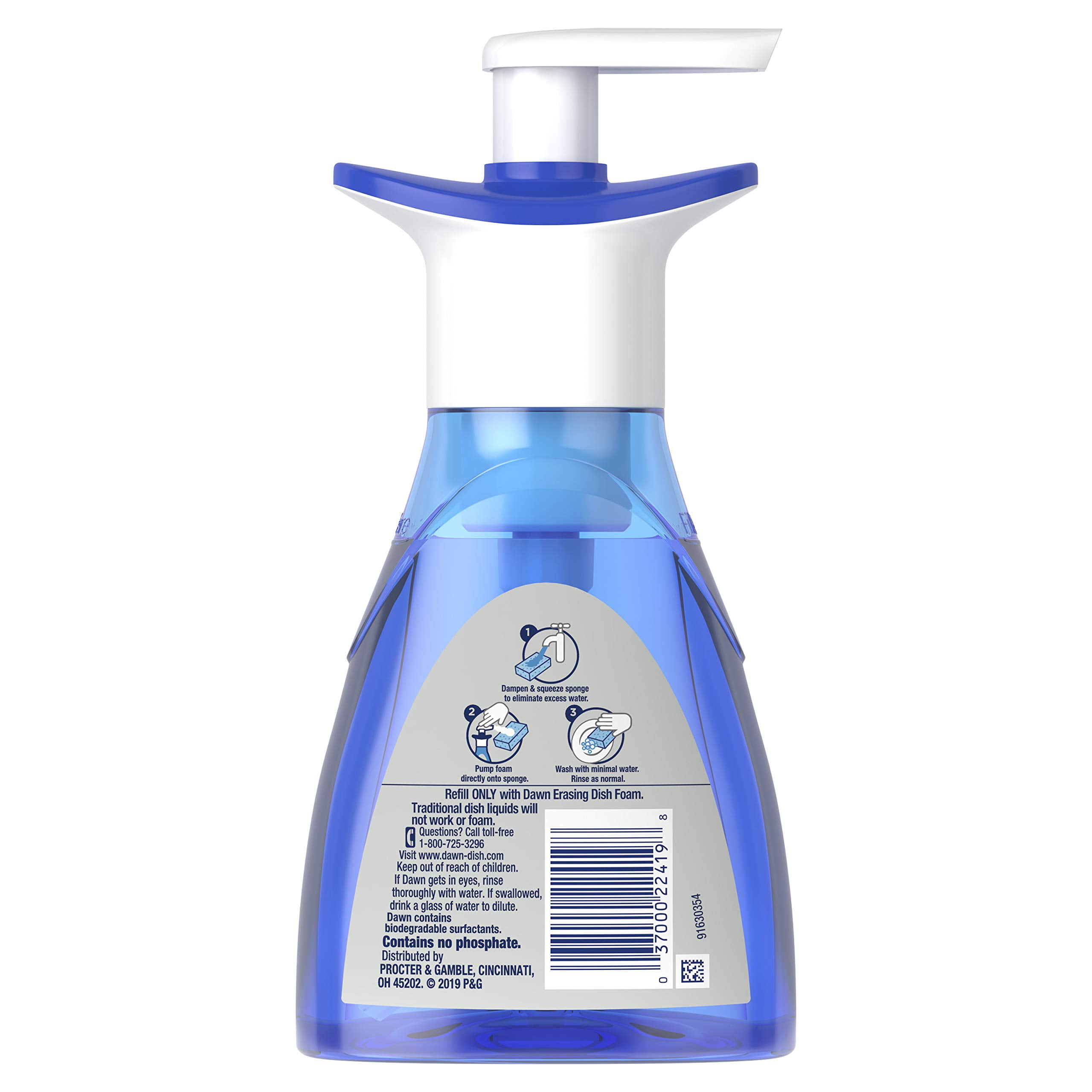 Dawn Ultra Platinum Foam Dishwashing Foam, Fresh Rapids Scent, 10.1 Fl Oz (Packaging May Vary)