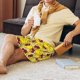 thumbnail image 5 of Fotbe Duck with Star Sunglasses Pantalones Cortos de Pijama para Hombre, Ropa de Dormir, Pantalones de Pijama Cortos para Hombre-XX-Large, 5 of 6