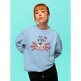 thumbnail image 2 of I Like You A'lotl Sweatshirt Women -Smartprints Designs, Female 5X-Large, 2 of 4