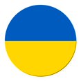 thumbnail image 1 of CafePress - Flag Of Ukraine - Round Car Magnet, 1 of 1